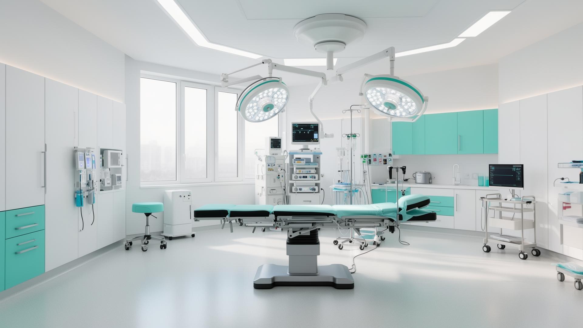 Modern operating suite used for bariatric procedures